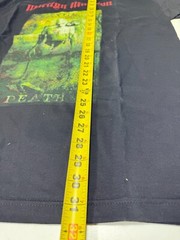 Rare Vintage Merch Marilyn Manson Death Tarot Card 2000 Cotton BG Shirt Size XL