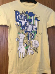 Plain White T’s Band Yellow Color All Size Shirt Unisex BT2204