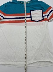 Tommy Hilfiger T-Shirt Men Large Striped Pockets Zipper…#3998