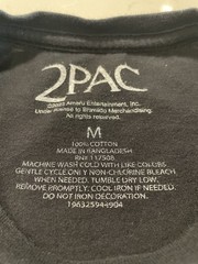 LOT OF 2 – TUPAC Rap Size Small/Medium T-Shirt Trust Nobody / All Eyez On Me