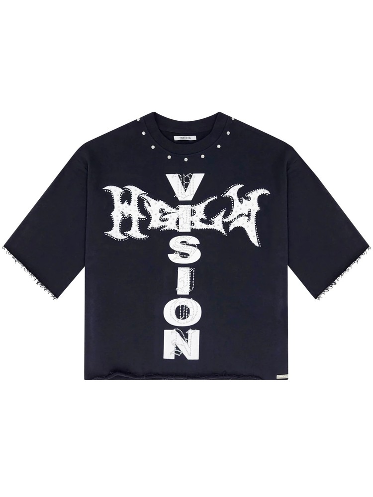HIGHLY UNDRTD Men’s Casual Highly Vision Boxy Fit Graphic Print T-Shirt HF5500