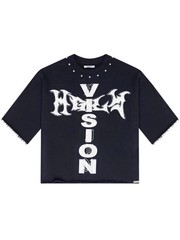 HIGHLY UNDRTD Men’s Casual Highly Vision Boxy Fit Graphic Print T-Shirt HF5500