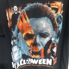 Halloween II Shirt Mens L Michael Myers Horror Movie Nightmare Has Begun NWOT