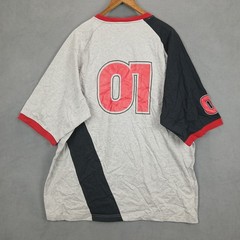 VTG Sean John Collection 01 T Shirt Mens 2XL Heather Gray Raglan Sleeve Graphic