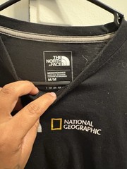 The North Face Men’s Long Sleeve T-Shirt TNF Black/White Sz L New w/Tag