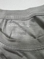Eddie Bauer Mens Size 2XL T-Shirt Mountain Forest Logo Hiking Outdoor Grey