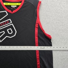 Air Jordan Men Jersey L/G Black Embroidered Logo Basketball Y2K