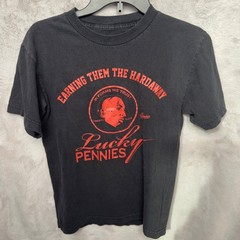 Sneaker Threads Lucky Pennies Graphic T Shirt Black Men’s Size Small Streetwear