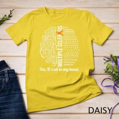Multiple Sclerosis Awareness MS Survivor Head Warrior Unisex T-shirt