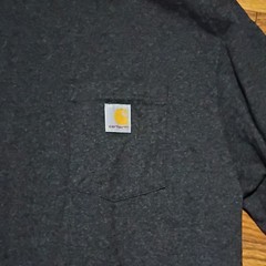 Carhartt Men’s XL Pocket T-Shirt Carbon Heather Short Sleeve Loose Fit K87-M