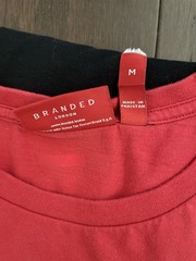 Ferrari Men’s Colorblock Long Sleeve Crew Neck Logo T-Shirt Red/White/Black M