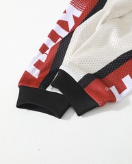 KITH Retro Color Block Laser Cut Racing Mesh Long Sleeve Tee Unisex