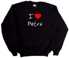 I Love Heart Petra Sweatshirt
