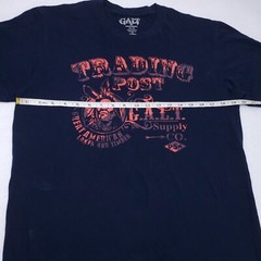 GALT Great American Trading Post Supply T-Shirt Adult Size M Navy Blue Native