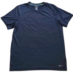 Tek Gear Dry Tek Performance Wicking Tee Men’s Medium Heathered Navy