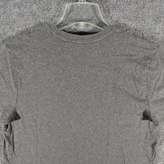 Banana Republic Shirt Mens Medium Gray Premium Pima Cotton Crew Neck Tagless Tee