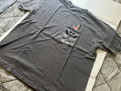 HINANO TAHITIAN GIRL TRIBAL SZ 2XL GRAY SHORT SLEEVE T=SHIRT.SEE DESCRIPT