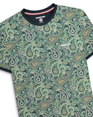 Lambretta Mens Paisley Brand Tee BNWT