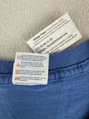 Yazbek Gray Whale Mexico Men’s Size Large T-Shirt Blue NOS
