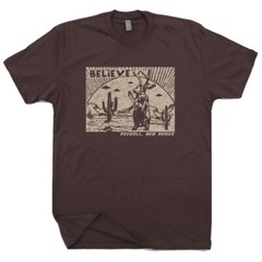 Roswell Jackalope T Shirt UFO Graphic Tee Men Womens New Mexico Area 51 Aliens