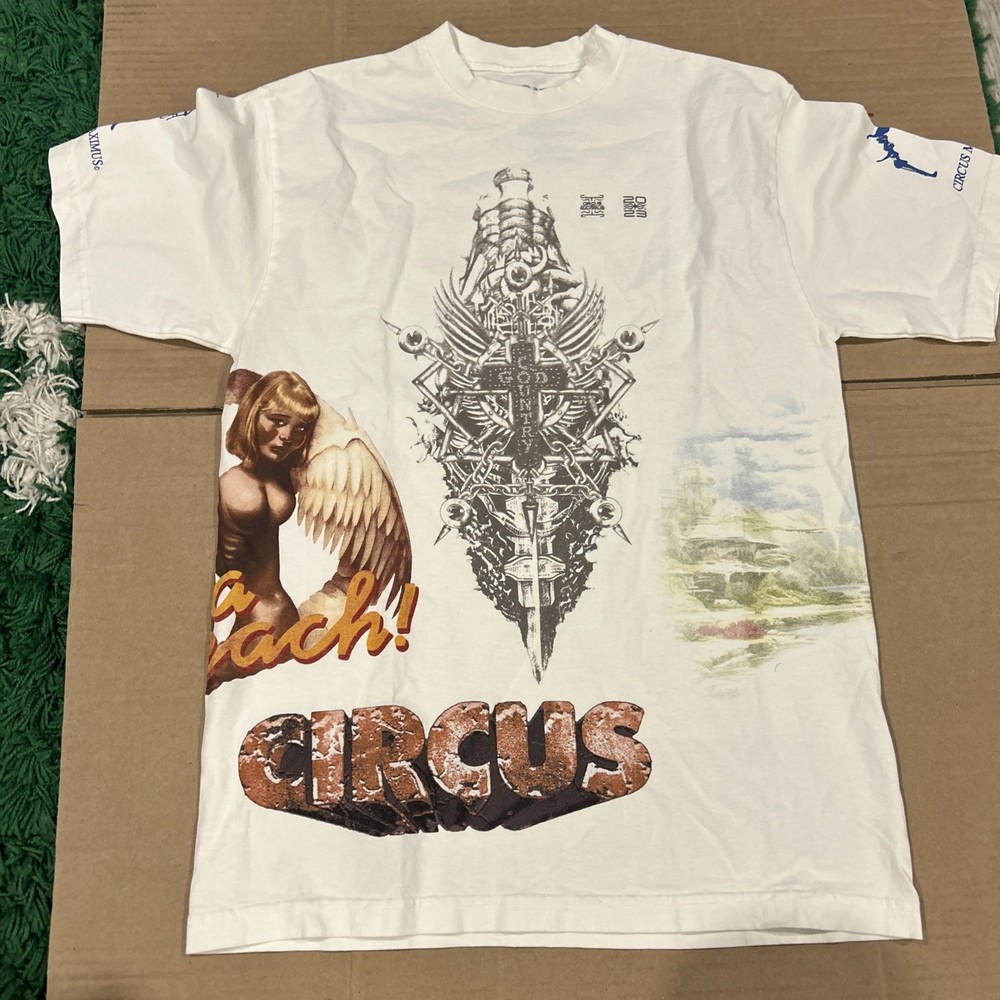 Travis Scott Circus Maximus Tour T-Shirt Utopia I Can See The Future Sz Medium