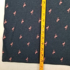 George Men’s Navy Pink Flamingo All Over Print T-Shirt Size Large Classic
