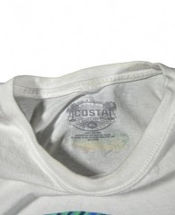 Costa Men’s XL White Dorado Fish Graphic Logo Crew Neck Short Sleeve T-Shirt