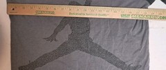 Nike Jordan 3 Cement Elephant Print Jumpman Shirt Gray Raglan Mens Sz M/L