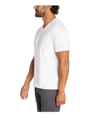3-Pack Banana Republic Men’s V-Neck Tee, Cotton Stretch Tagless BLACK OR WHITE