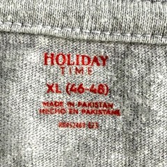 Holiday Time Men’s Gray Christmas T-Shirt Keg Making Spirits Bright Sz XL 46/48