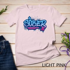 Sober AF Graffiti Crown NA AA Unisex T-shirt