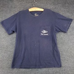 Reel Legends Men’s T-Shirt Blue Large Short Sleeve Crew Neck Preshrunk Cotton