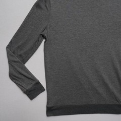 Sonoma Goods For Life Shirt Mens Large Gray Crew Neck V Stitch Pullover