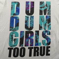 Vintage Bay Island Sportswear T-Shirt Mens Large White Dum Dum Girls Too True