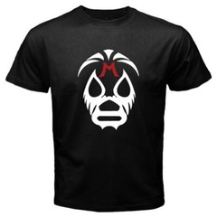 Wrestler Mil Máscaras Men’s Black T-Shirt Size S-5XL