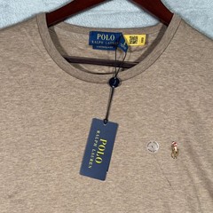 Polo Ralph Lauren Shirt Mens Large Custom Slim Fit L Classics Pony Tee Soft