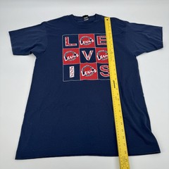Vintage 90s Levi’s Love Levi’s Heart Shirt Large Single-Stitch Tee Y2K
