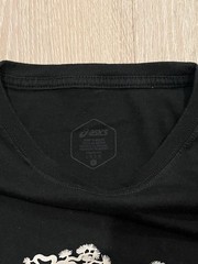 ASICS Men’s Short Sleeve Graphic T-Shirt Tree, Size Large, Black