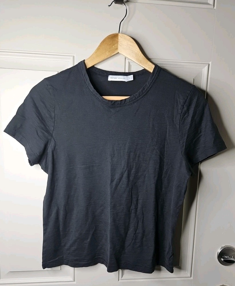 Peter Millar Flex Black T-Shirt Size S