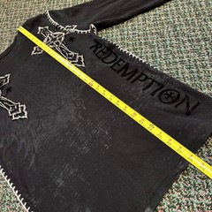 Vintage Y2K Raw State Premium Redemption Cross Men’s Medium Shirt