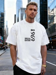1969 Special Edition Graphic 100% Cotton Men’s T-Shirt, for Daily Casual Wear