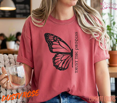 Unisex Half Butterfly “Trust the Process T-Shirt, Men T shirt,Women T shirt Gift