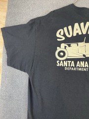 Suavecito Santa Ana California Hot Rod Dept. Of Grooming Black T-shirt 2XL