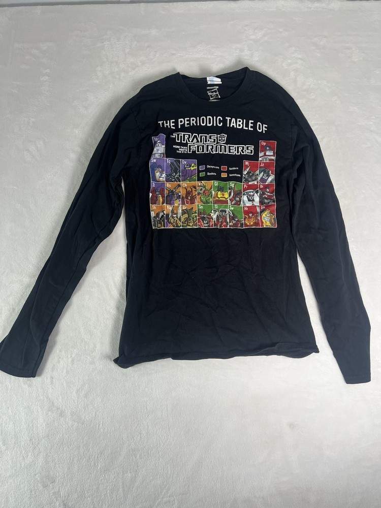 Hasbro Transformer The Periodic Table Graphic Tee 2018 Size Small Men