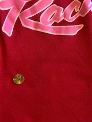 Vintage 70s 80s Yamaha Racing USA Motorcycle Motocross Jersey Red Spellout Large