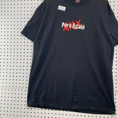 Vintage Fashion Victim Porn Again T Shirt Mens XL Black 90s XXX Graphic Tee