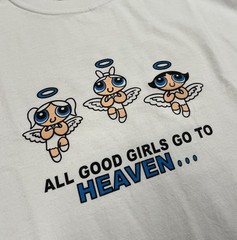Vintage 90s Powerpuff Girls Good Girls To Heaven Bad Girls To Cancun T-Shirt XL