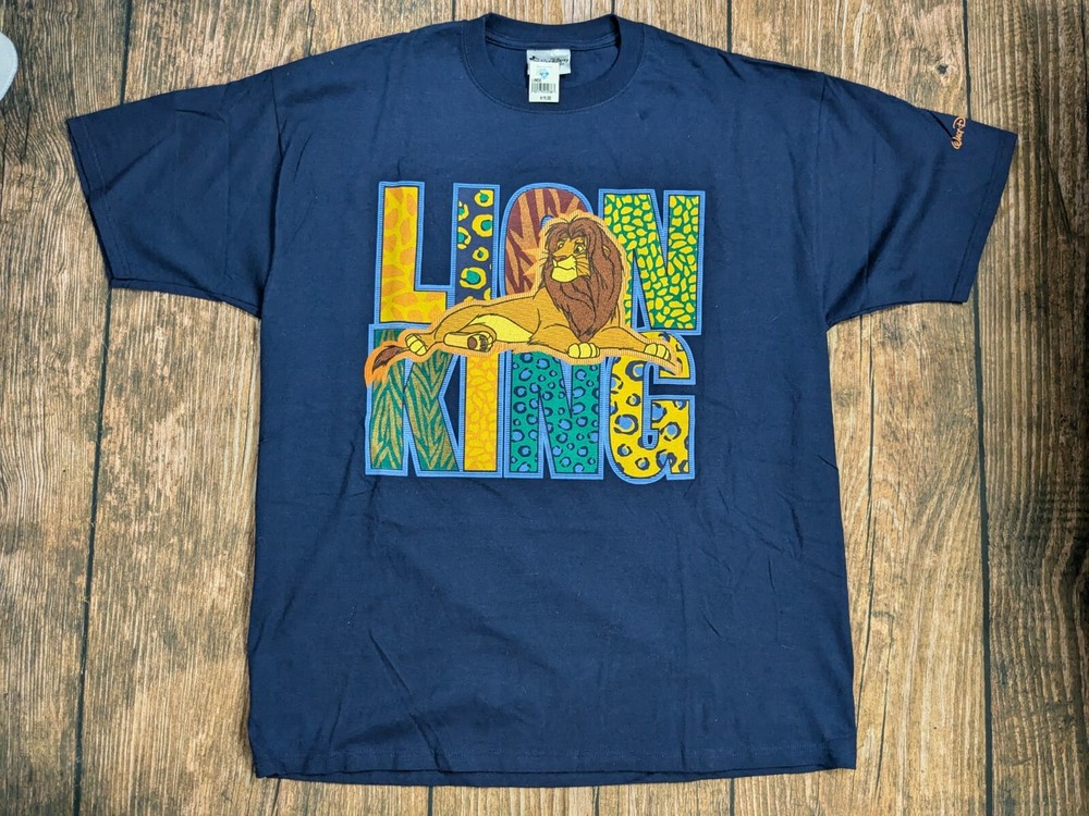 RARE Vtg New NOS Walt Disney World The Lion King Simba T Shirt 90s/Y2K Graphic