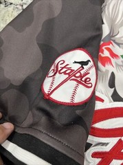 Staple World Renown Pigeon Brand Black Camo Floral Bird Baseball Jersey Mens 3XL