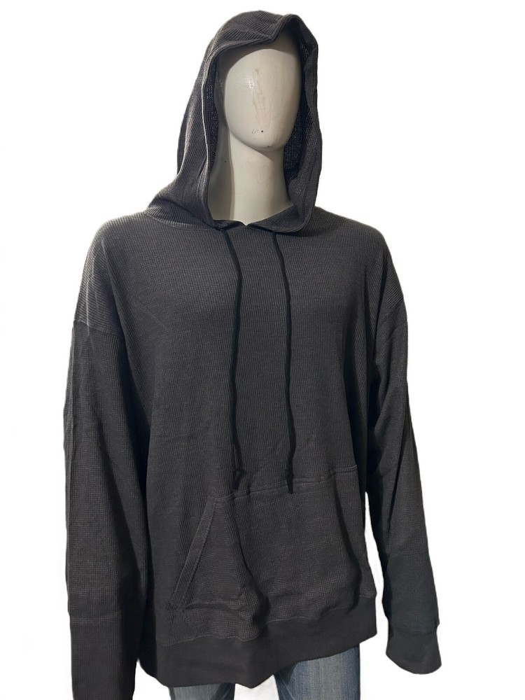 Styllion Big and Tall – Mens THERMAL Hoodie (3XLT-5XLT)